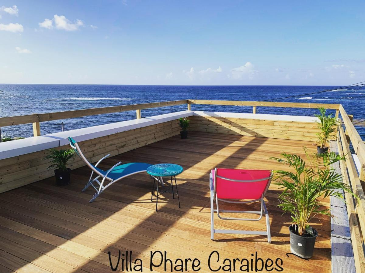 Villa Phare Caraibes Guadeloupe - Rooftop Jacuzzi & Ocean View Le Moule Dış mekan fotoğraf