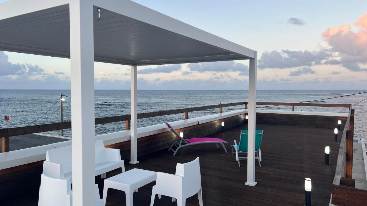 Villa Phare Caraibes Guadeloupe - Rooftop Jacuzzi & Ocean View Le Moule Dış mekan fotoğraf