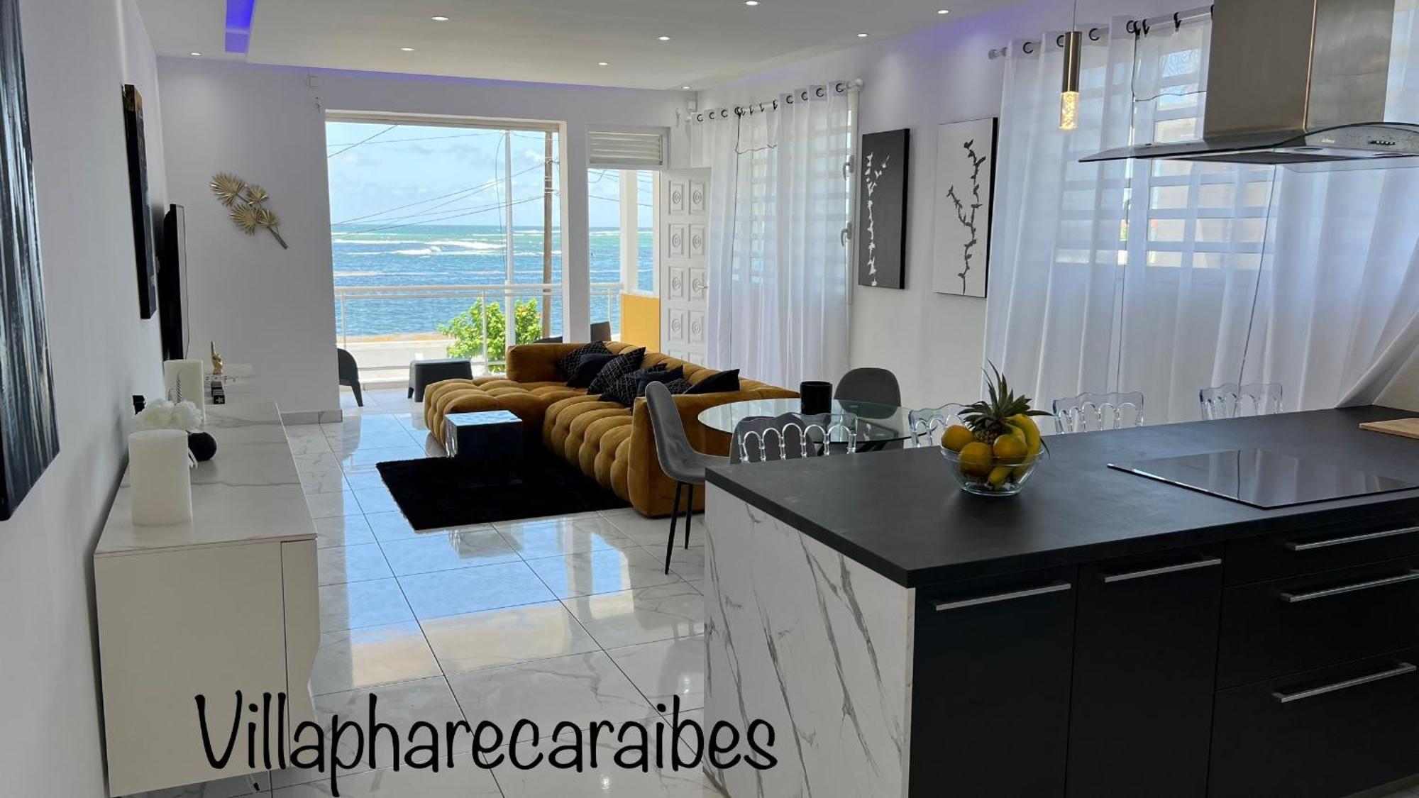 Villa Phare Caraibes Guadeloupe - Rooftop Jacuzzi & Ocean View Le Moule Dış mekan fotoğraf